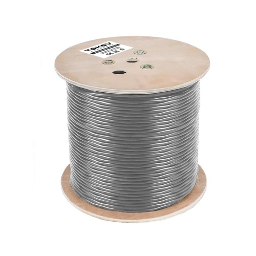 Кабель витая пара SF/UTP 4х2х24AWG(0.52мм) кат.5E PVC indoor Fluke tested 305м (м) PRO TOKOV ELECTRIC TKP-C06-SF/UTP-42-5E-305