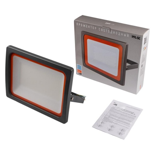 Прожектор светодиодный PFL-SC 150Вт 6500К IP65 190-260В ДО закален. матов. стекло Pro JazzWay 5005167 фото 3