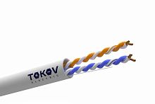 Кабель витая пара U/UTP 2х2х24AWG кат.5E PVC indoor 305м (м) TOKOV ELECTRIC TKE-C06-U22-5E-305-PVC
