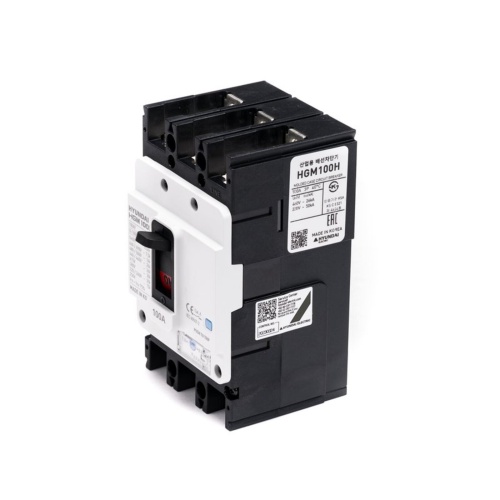 Автоматический выключатель HGM100H 3PT4S0000C 00063F 50-63A ток к.з. 26kA AC380/415В фото 11