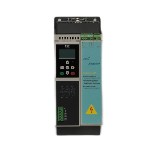 Устройство плавного пуска ESQ-GS9mini-037 (75А, 380В, 37кВт, встроенный шунтирующий контактор)