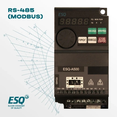 Частотный преобразователь ESQ-A500-043-1.5K 1.5кВт 380-480В фото 3