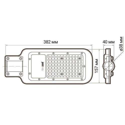 Светильник светодиодный PSL 07 50Вт 5000К IP65 AC180-260 уличный ДКУ Pro JazzWay 5041059 фото 6