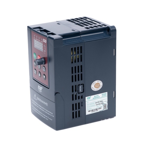 Частотный преобразователь ESQ-A200-2S0015 1.5кВт 200-260В (для однофазного двигателя) фото 11