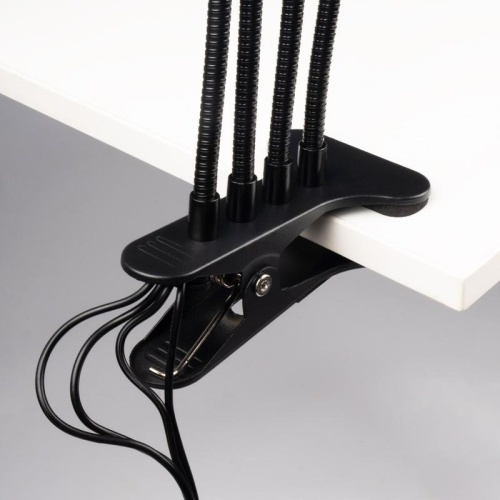 Светильник светодиодный "КРИСТАЛЛ" CTL2-USB-bl Agro 4х10Вт IP40 для растений спектр 4 плафона на прищепке пульт на шнуре красн./син. ФАZА 5068810 фото 3