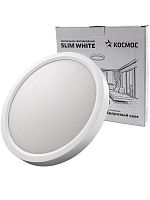 Светильник светодиодный SLIM WHITE 24Вт 4500К IP40 1620лм 230В 230х25мм КОСМОС KSlim24w_W4500K