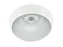 Светильник светодиодный WP 15 C 12W OP 840 D220 WH MDM 220х80мм 12Вт 4000К IP54 ЖКХ круглый пылевлагозащ. с датчиком движ. бел. Русский Свет 15071523453