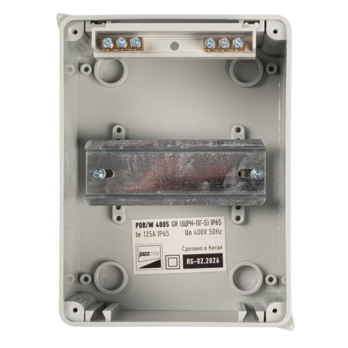 Бокс модульный накладной PDB/W 4005 GR (ЩРН-ПГ- 5) IP65 пластик. Pro JazzWay 5072053