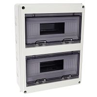 Бокс модульный накладной PDB/W 4024 GR (ЩРН-ПГ-24) IP65 пластик. Pro JazzWay 5072145