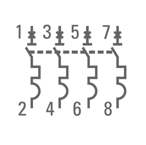 Выключатель автоматический модульный 4п C 32А 4.5кА ВА 47-63 PROxima EKF mcb4763-4-32C-pro фото 5