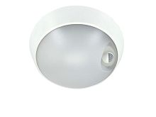Светильник светодиодный WP 15 C 18W OP 840 D220 WH MDM 220х80мм 18Вт 4000К IP54 ЖКХ круглый пылевлагозащ. с датчиком движ. бел. Русский Свет 15071524504