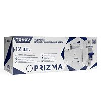 Выключатель автоматический модульный 1п C 6А 6кА PRIZMA TOKOV ELECTRIC TKE-PZ60-MCBI-1-6-C
