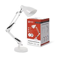 Светильник настольный СНО 17Б 60Вт E27 230В под лампу на основании бел. (кор.) IN HOME 4690612037226