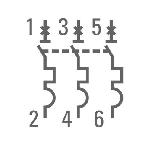 Выключатель автоматический модульный 3п C 32А 4.5кА ВА 47-63 PROxima EKF mcb4763-3-32C-pro фото 2