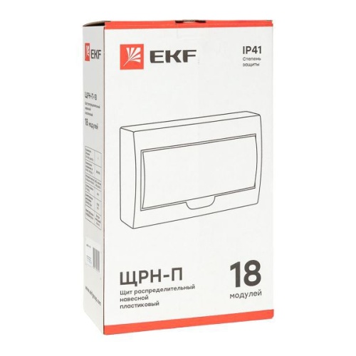 Щит ЩРН-П-18 IP41 EKF pb40-n-18 фото 4