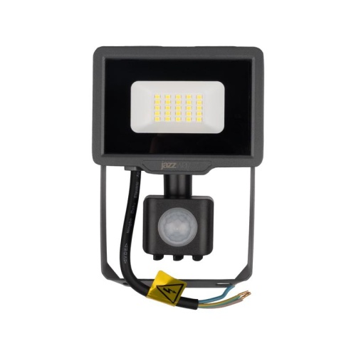 Прожектор светодиодный PFL-C3 SENSOR 20Вт 6500К IP65 ДО закален. прозр. стекло датчик движения инфракрасный Pro JazzWay 5026926A фото 3