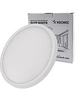 Светильник светодиодный SLIM WHITE 38Вт 6500К IP40 2700лм 230В 400х25мм КОСМОС KSlim38w_W6500K