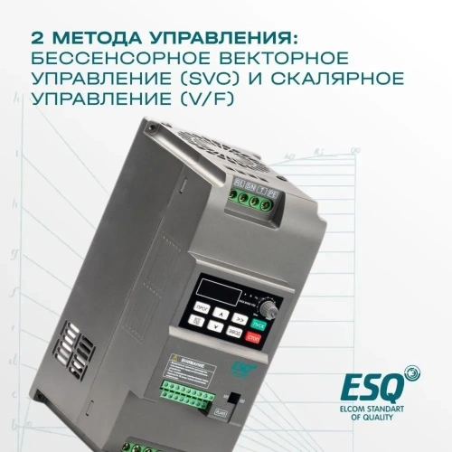 Частотный преобразователь ESQ-230-4T-15K 15кВт, 380В фото 4