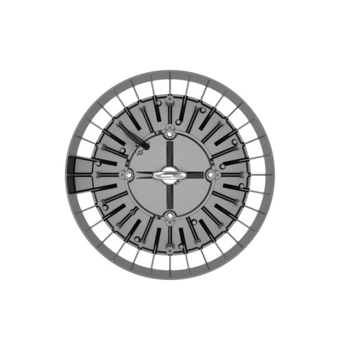 Светильник светодиодный ДСП IB 11 S 150W M 840 BK 298х298х112мм 150Вт 4000К IP65 High Bay подвес черн. Русский Свет 16091123171 фото 3