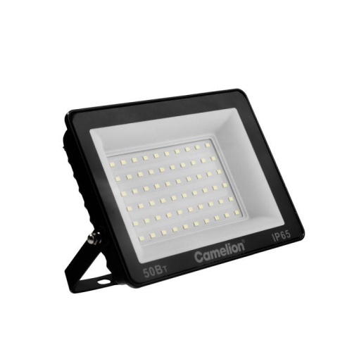 Прожектор светодиодный LFL-5004 C02 LED SMD 50Вт IP65 6500К 5000лм 230В 153х136х30 черн. Camelion 16332 фото 3