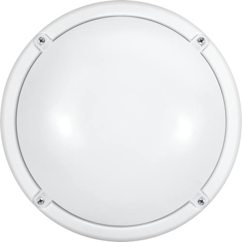 Светильник светодиодный 71 623 OBL-R1-12-4K-WH-IP65-LED-SNRV 12Вт 4000К IP65 900лм ЖКХ с оптико-акустич. датчиком круг бел. (аналог НПП) ОНЛАЙТ 71623 фото 2