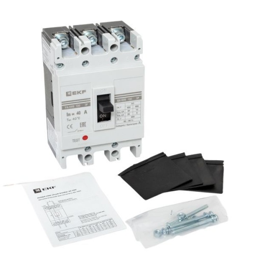 Выключатель автоматический 3п 100/40А 35кА ВА-99М PROxima EKF mccb99-100-40m фото 6