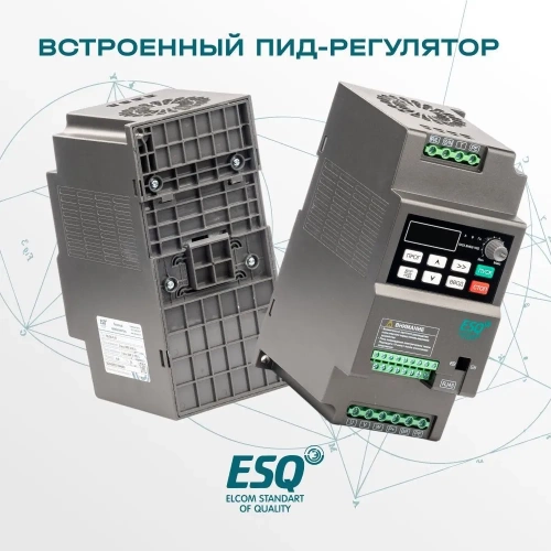Частотный преобразователь ESQ-230-4T-4K 4кВт, 380В фото 4