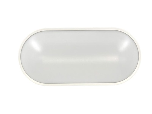 Светильник светодиодный WP 15 C 12W OP 840 W10L22 WH 220х106х60мм 12Вт 4000К IP65 ЖКХ овал. пылевлагозащ. бел. Русский Свет 15071524499 фото 2