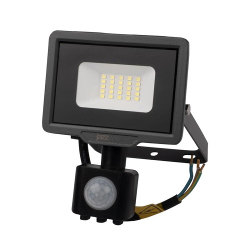 Прожектор светодиодный PFL-C3 SENSOR 20Вт 6500К IP65 ДО закален. прозр. стекло датчик движения инфракрасный Pro JazzWay 5026926A фото 2