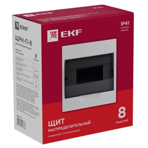Щит ЩРН-П-8 IP41 EKF pb40-n-8 фото 4